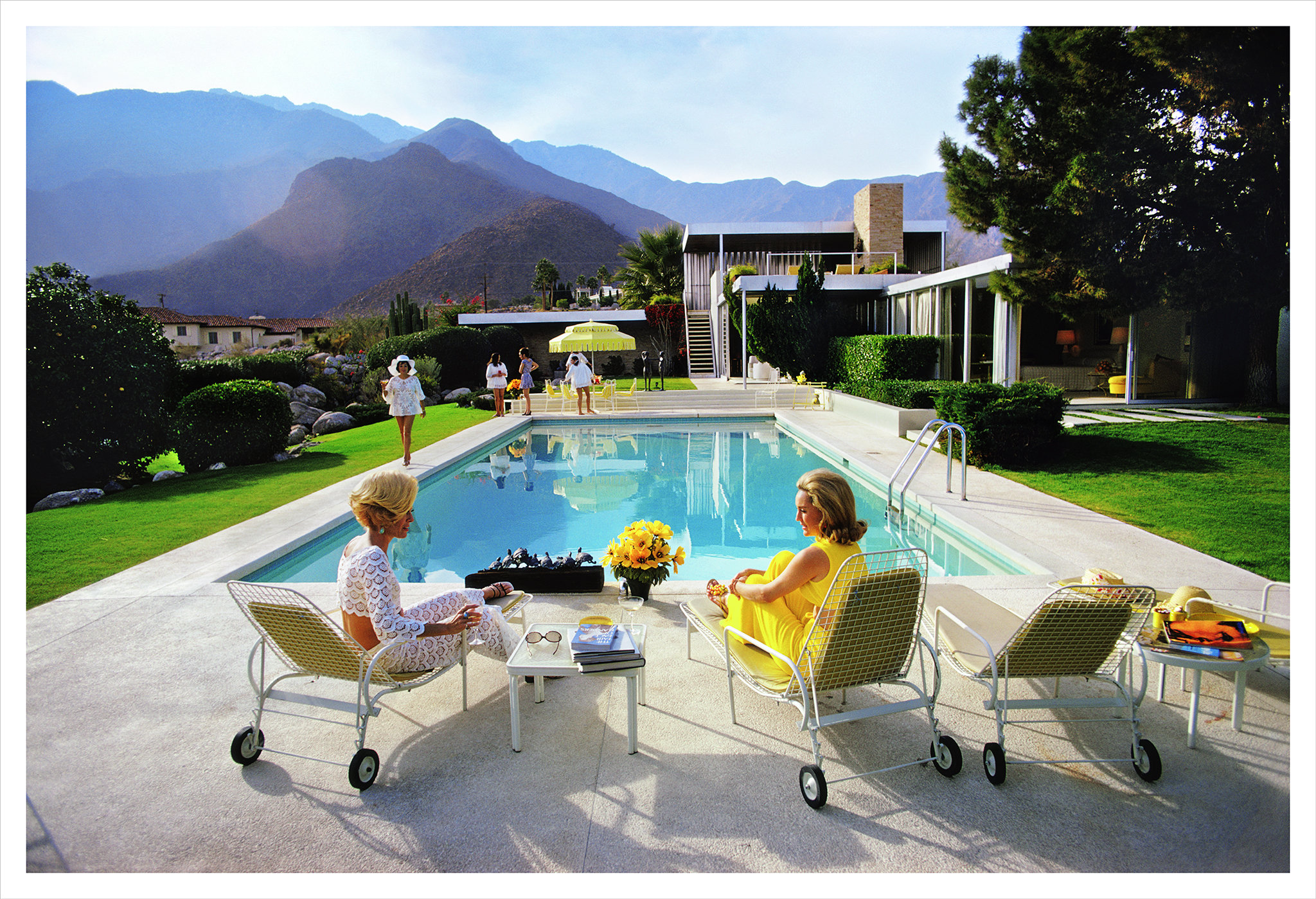 Soicher Marin 'Poolside Glamour' by Slim Aarons Picture Frame